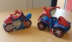 Spiderman Web Rider and Spiderman and Motorbike
