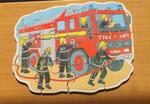 Fire Engine Wooden Floor Puzzle