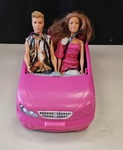 Barbie & Ken in Pink Car   #1