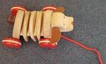 Wooden Pull along Dog  #1