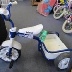 Blue-White Triang Bike