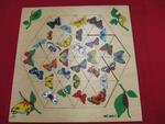 Wooden Butterfly Matching Puzzle