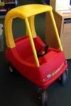 Little Tikes Red and Yellow Coupe Car  #1