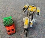 Transformers Cyberverse Grimlock and Trash Crash
