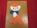 wooden cat puzzle