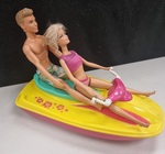 ken & Barbie with a  Jetski