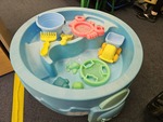  Step 2    Blue Water & Sand Play Table #1