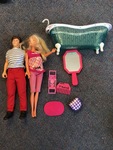 Barbie  & Bath Set