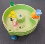 Green Water & Sand Play Table #4