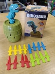 Dinosaur barrel game