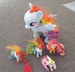 My Little Pony Rainbow Dash and Foals