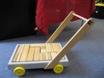 Wooden Trolley With Blocks    #5