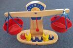 Wooden Balance Scale