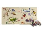 Magnetic Wooden ABC book