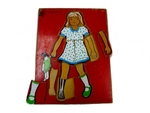 Girl multiple layer inset puzzle