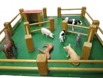 Wooden Farmyard & Animals