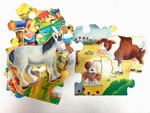 Farm Animal Giant Floor Puzzle - Big pieces