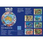 Wild Australia round world map