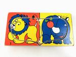Inset Jigsaw - Lion & Rhino