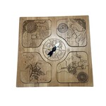 Koorie Quartet Puzzle Game-Natural Wood