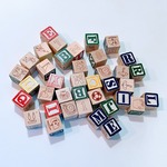 Alphabet blocks