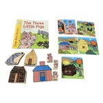 The Three Little Pigs Book Toy Set