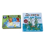 Dirty Dinos Book & Game set