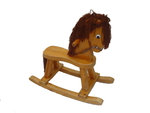 wooden rocking horse