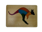 Kangaroo - Two way template inset puzzle