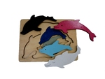 Dolphin Layered Puzzle
