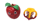 Happy Apple and Hourglass Rattle