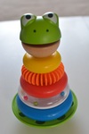 Frog stacking toy