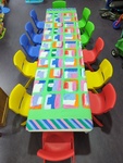 765: Trestle Tables & Chairs