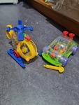 Wind Up Helicoper & Car with Key