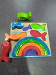 Fish and rainbow puzzle
