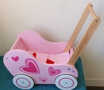 656: Wooden Dolls Pram