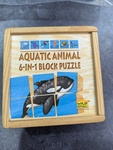 Aquatic Animal 6-in-1 Block Puzzle