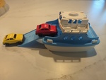 Green Toys vehicle ferry & two cars