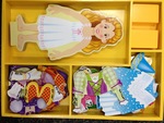 Magnetic Princess Dress    Up Doll