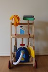 Wooden Cleaning Trolley