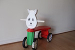 Wooden Rabbit Ride On