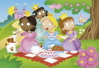 Princess Friends Plastic Puzzle
