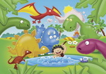 Dino Friends Plastic Puzzle