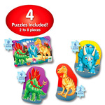 4-In-A-Box Dino Puzzle Set