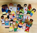 Multicultural Finger Puppets