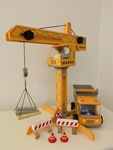 Hape Crane and Dump Truck Set 