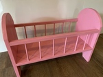 Wooden Pink Cot
