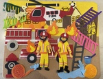 Firefighters Felt Board