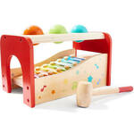 Wooden Pound & Tap Bench Xylophone