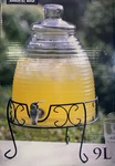 Glass Beverage Dispenser 9L